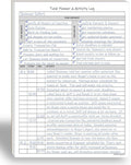 Task Planner & Activity Log Notepad – 60 Page Undated Daily & Hourly Planning Pad, To-Do List, Checklist, Track Time & Tasks, ADHD Tracker – Organize Workday, Boost Productivity – 8.5 x 11 Tear Sheets