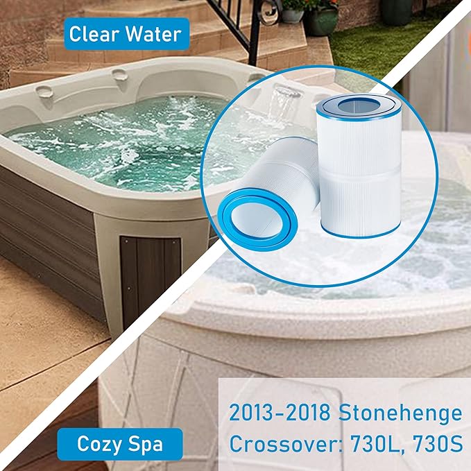PDM30 Hot Tub Oval Filter Replaces Dream Maker 461269, Filbur FC9940M and Odyssey, Big EZ, EZL, Crossover 730L, 730S spa Filter - 1 Pack