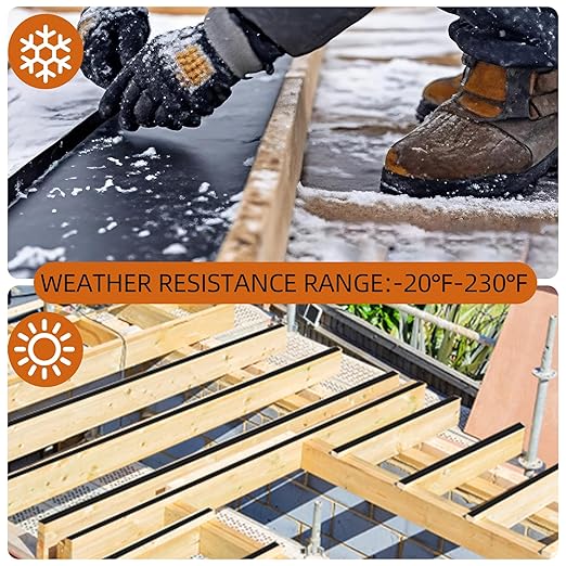 Butyl Joist Tape for Decking 2''×50', 10 Rolls Weather-Resistant Deck Joist Tape 2 inch, Waterproof and Anti-Corrosion Joists Deck Tape,Self-Adhesive Flashing Joists Tape for Wood Decks Beams Roof