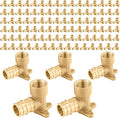 (100-Pack) Seelink PEX-A Expansion Fittings, PEX-A 3/4" x 1/2" Female NPT Drop Ear Elbow, Brass Expansion Pipe Fittings, ASTM F1960