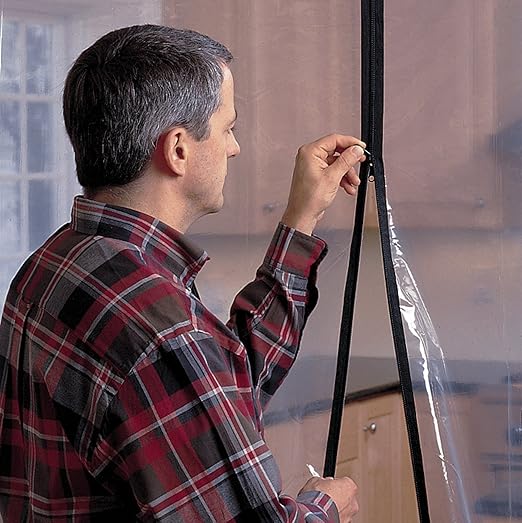 Zipwall AZ2-PK12 Standard Zipper (24-Pack) Dust Barriers, 24 Pack - 12 Units of 2