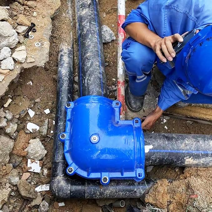 Pipe Repair Clamp 6 Inch Pipe Elbow(Outer Diameter of The Applicable Pipe is about 6.3-6.5 inch),90 Degree Elbow Leak Sealer,Short Radius,PPR/PE/Iron Pipe,Threaded And Socket Connection Elbow