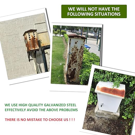 Outdoor Electrical Enclosure Equipment Box - 19.7 * 23.6 * 11.8" Universal IP Waterproof Box,Galvanized Plate Electrical Enclosure,with Removable Mounting Plate and Muffin Fan Vent((50 * 60 * 30cm)