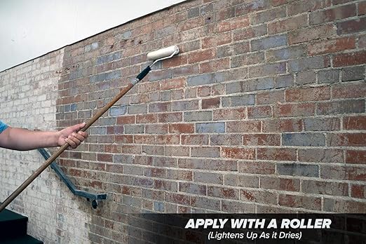 Brick Sealer Satin Sheen - Water Based, Reduces Dust, Easy Clean - 1 Gallon