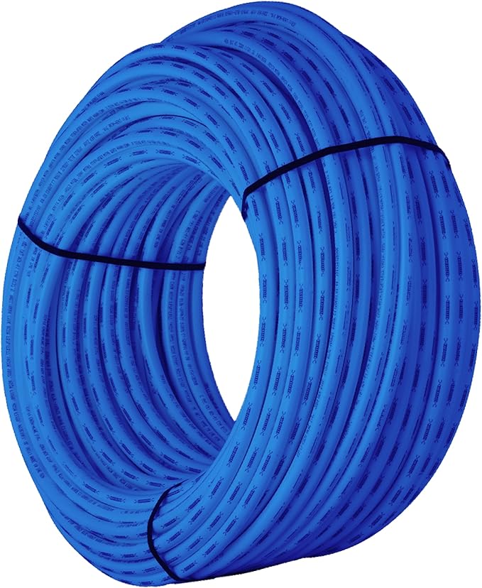 SharkBite 3/4 Inch x 500 Feet Blue PEX-B, Made in the USA, Flexible Water Pipe Tubing for Plumbing, U870B500