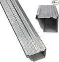 A-M Gutter Guard – Premium Heavy-Duty Aluminum Leaf & Debris Protection, Lifetime Quality (6 Inch - 11.5 Feet, Mill Finish) - DIY Easy - Made in The USA