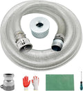 Pump Water hose Discharge 1.5" x 20' Suction Hose With Aluminum Camlock A C Fittings, Heavy Duty Three layer Backwash Drain Hose for pool, Backwash Hose, Lawn,Garden