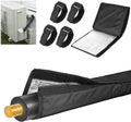 3-Layer HVAC Copper Pipe Insulation Cover, 72'' x 10.2'' AC Pipe Insulation Cover Outdoor, 600D Oxford Flexible Copper Line Insulation Sleeve Wrap for Outside Pipe Central Air Conditioning Mini Splits