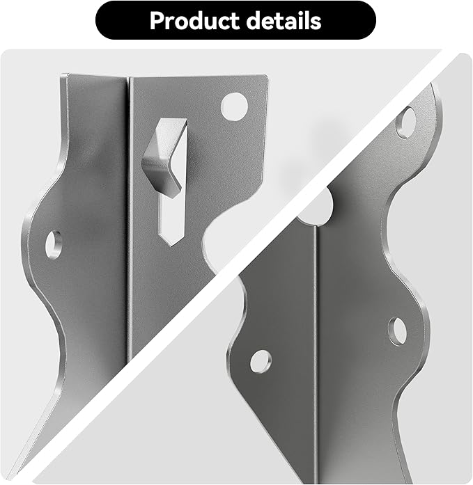 20 Pcs LU24 2X4 Joist Hanger Tie Brackets Galvanizing Face Mount Joist Hangers for Wood Hurricane Ties Widely Applicable Rafter Ties
