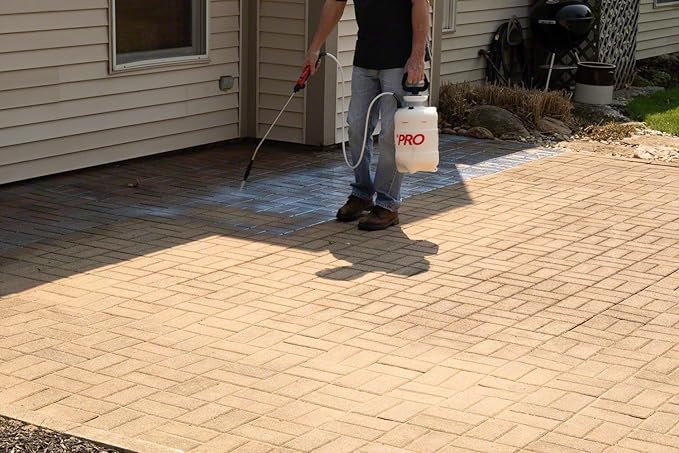 Patio Paver Sealer - Low Gloss, Clear, Water-Based, Masonry Sealer - 2.5 Gallon