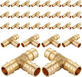 (30-Pack) Seelink 3/4" x 3/4" x 3/4" PEX-A Tee Expansion Fittings, for PEX Tubing Pipe Hose Fittings, ASTM F1960(PEX1960043-30Pack)
