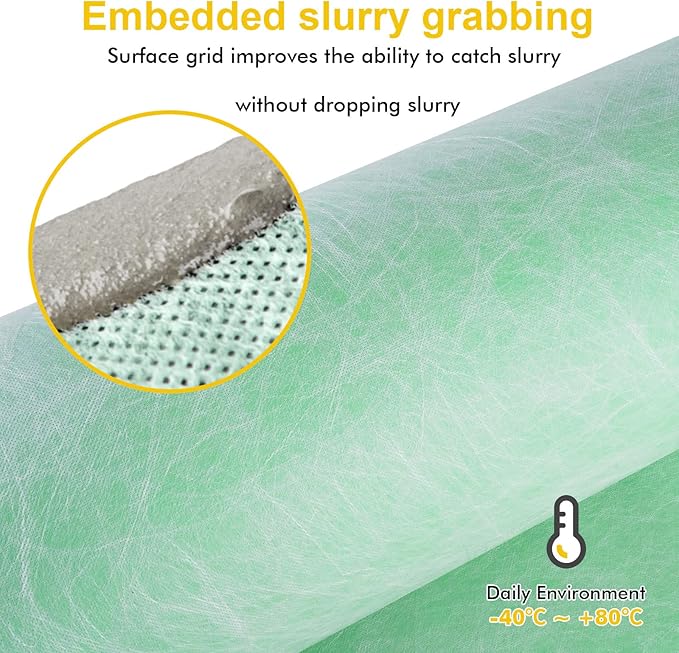 Upgraded Waterproof Membrane Thickened 23.6 mils 3.77ft x 98.5 ft / 371 Square Feet Waterproof Membrane for Shower Walls, Bathroom Flooring, Wet Room, Tile, Sauna, Steam Room