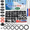 37 Sizes 1075Pcs Universal Plumbing Repair Kit Faucet washers & O-Rings & Sealing gaskets for Faucets, Hoses, Spigots and Other Home Plumbing fixtures with Pick Hook