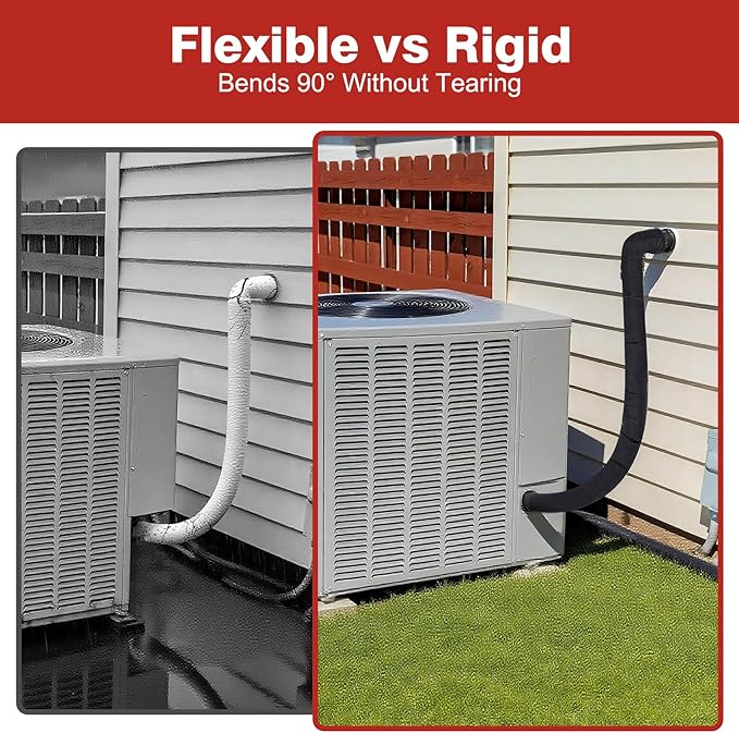 3 Layer Hvac Copper Pipe Insulation Cover Ac Line Insulation Wrap Outdoor Central Ac Line Covers For Outside 72 in x 10.2 in Oxford Protective Sleeves For Air Conditioner Condenser Mini Split
