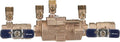 Febco LF850 Series 3/4" Lead-Free Bronze Double Check Valve Backflow Preventer Assembly, Quarter Turn Shutoff, Small Diameter, NPT Connections, Modular Compact Design, Replaceable Seat Discs