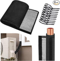 2 PSC 3 Layers HVAC Copper Pipe Insulation Cover Protector Outdoor 600D Oxford AC Copper Line Insulation Sleeve Wrap for Outside 72x10.2In with 20 Cable Ties for Central Air Conditioning Mini Splits
