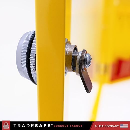 TRADESAFE Lockout Tagout Station, Lock Out Tag Out Station Unfilled - No Loto Devices Included, Wall Mount Loto Kit Cabinet, Lockout Station 22-1/2 x 18 x 3 inches