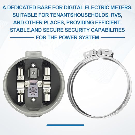 Electric Meter Box Sealing Ring Accessory for Meter Enclosure (2pack)