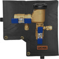 Backflow Preventer Insulated Cover (5°F) for Winter Freeze Protection, 13"W x 12"H Thickened Pressure Vacuum Breaker & Well Pump Cover, Outdoor Waterproof Insulation Pouch for Sprinkler Valve, Black