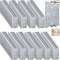 200 Pack Nail Protection Plates for Wood Studs, 2.5 x 1.5 Inch Cable Protector Plate, Metal Anti-Nail Shield with Sharp Pointed Prongs for Plumbing & Electrical Wiring(Snowflake Silver)