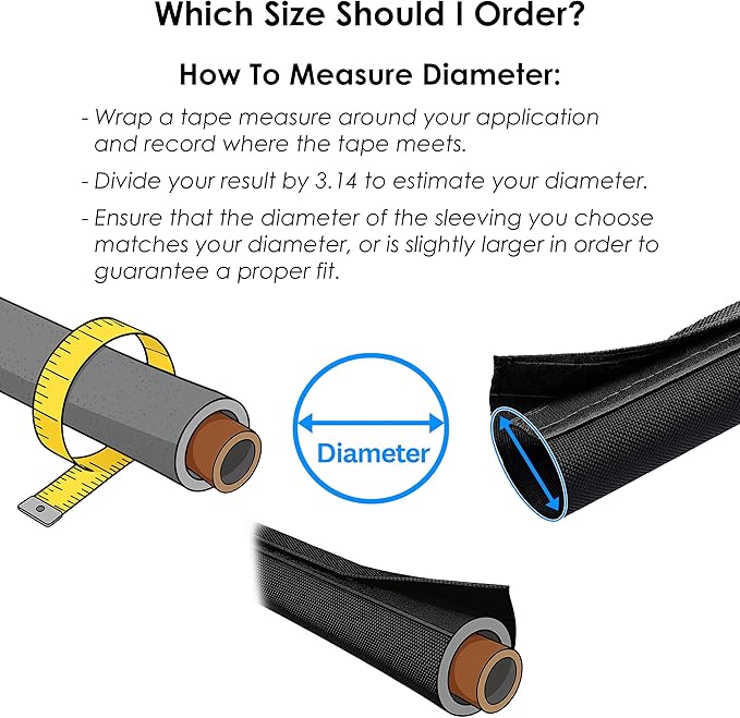 Electriduct 6 Inch HVAC Protective Sleeve Wrap Around Existing Foam Insulation UV Weather Resistant Outdoor Pipe Protection Cover for Heat Pump A/C Air Conditioning Copper Line Sets - 150 Feet