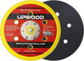 2 pcs 6 in 6 Holes Hook and Loop Backing Pad for Air Sander Polisher, 5/16"-24 Thread Max 13000RPM DA Sanding Pad