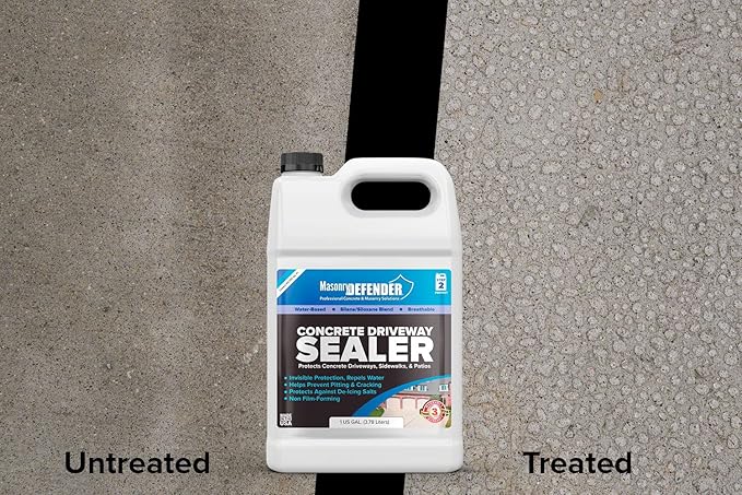 Concrete Sealer - Deep Penetrating Water Repellent, Silane Siloxane - 2.5 Gallon