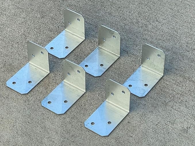 Sandbaggy 2" x 1-1/2" x 1-3/8" Galvanized Angle Bracket (90°) - 18 Gauge Steel - Rust Resistant (2" x 1-1/2" x 1-3/8", 50, Count)