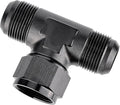 EVIL ENERGY 16AN Male Tee Fitting Adaptor with AN16 Female Swivel on Side Black