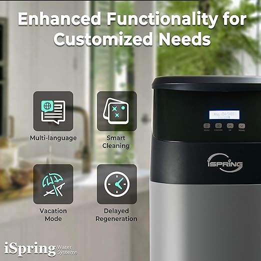 iSpring Elite Series Iron, Manganese, and Hydrogen Sulfide Reducing Whole House Water Filtration System