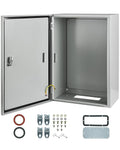 Waterproof Electrical Enclosure 24 x 16 x 10'', Outdoor Electrical Box Weatherproof, Electrical Junction Box with Reinforced Lock
