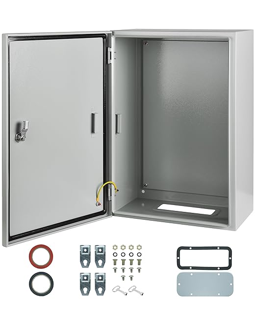Waterproof Electrical Enclosure 24 x 16 x 10'', Outdoor Electrical Box Weatherproof, Electrical Junction Box with Reinforced Lock