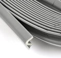 Weather Stripping Door Seal Strip Soundproof Q Foam Tape, Exterior Door Insulation Strip for Large Gap, Easy to Install(Grey, 30FT)