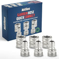 McKillans Water Hose Quick Connect [Universal Fit] 3 Pack - Stainless Steel Garden Hose Fittings - Durable and Easy Instant Connection