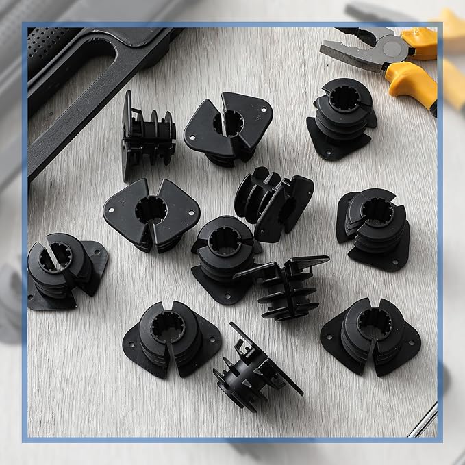 50 Pcs 1/2 Inch Thru Stud Isolation Clamp Durable Pipe Supports for PEX, Copper, Wood, CPVC Pipe Applications Sturdy Plastic Clamp for Long-lasting Reliability