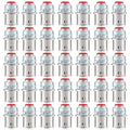 35 Pack Metal-Clad Cable Connectors, 3/8" Snap in Connectors Zinc Electrical Conduit Cable Connector for Steel and Aluminum Cables, Knockout Size 1/2'' Steel Construction