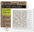 SABA Home Decor White Air Vent Cover - Acrylic Plexiglass 18" x 18" Duct Opening (21" x 21" Overall) Return Grille Decorative Covers for Walls & Ceilings NOT for Floor USE, Waves