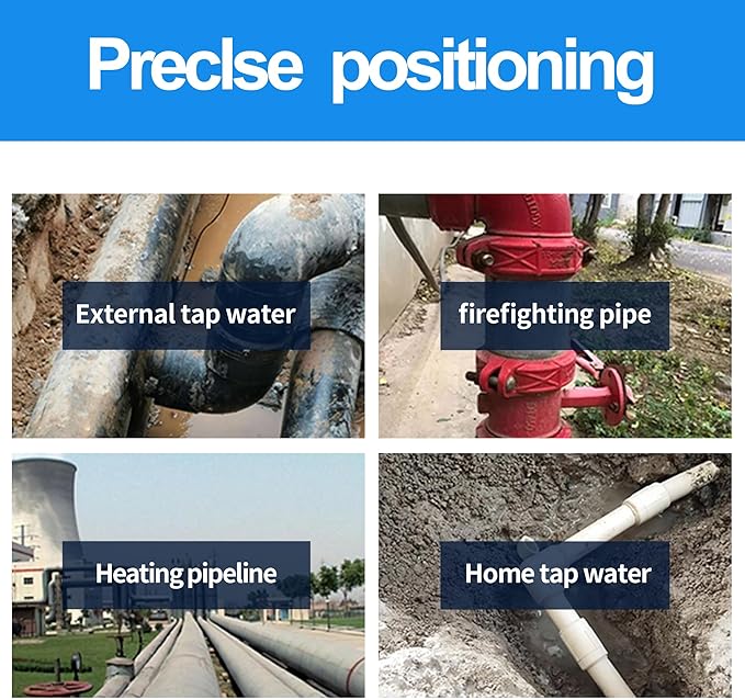 PQWT L7000 Underground Pipe Water Leak Detector Indoor and Outdoor Water Leak Detection with Frequency Analysis 1 to10000Hz