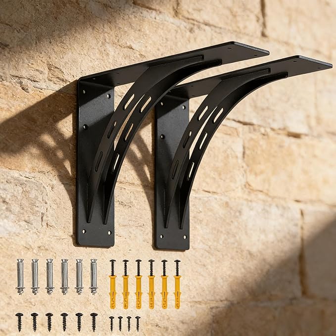 30 INCHX 19 INCH Heavy Duty Bracket,Granite Countertop Support Brackets, Heavy Duty Shelf Brackets , Max Load 1100 Lbs ,Mantel Brackets (Set of 2) - (30" x 18.8")