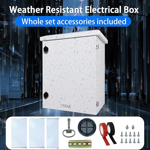 outdoor nema enclosure electrical box - 23.6x19.7x11.8" outdoor weatherproof network enclosure exterior box ventilated enclosure hinged outdoor galvanized electrical Ventilation Design(600*500*300mm)
