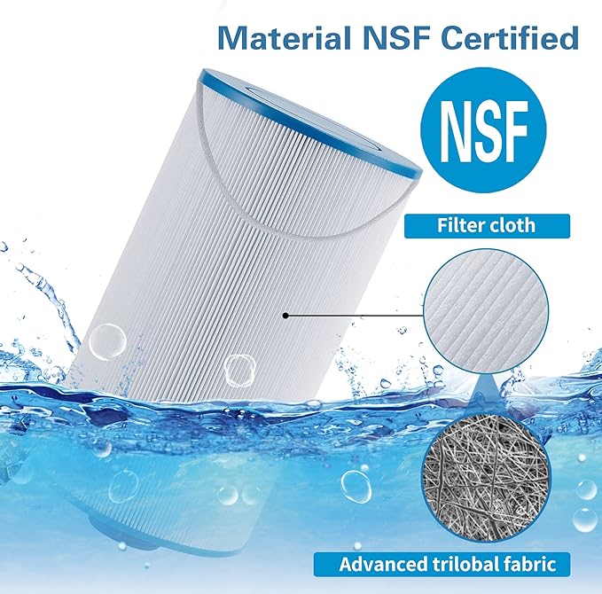 FC-2402 Hot Tub Filter Replaces Watkins 303279, 5CH-37, PFF42TC-P4, 78460 and Lifesmart, AquaTerra, Fantasy, Freeflow, Simplicity, Bermuda, Aspire, Azure, Spa Filter - 1 Pack