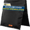 Backflow Preventer Cover Insulated 24"W x 24"H with Thicker 7 Layers Fabric, Backflow Insulation Cover for IN-WALL Pipes with Aluminum Foil, Sprinkler Covers for Outside Pipe Traversable