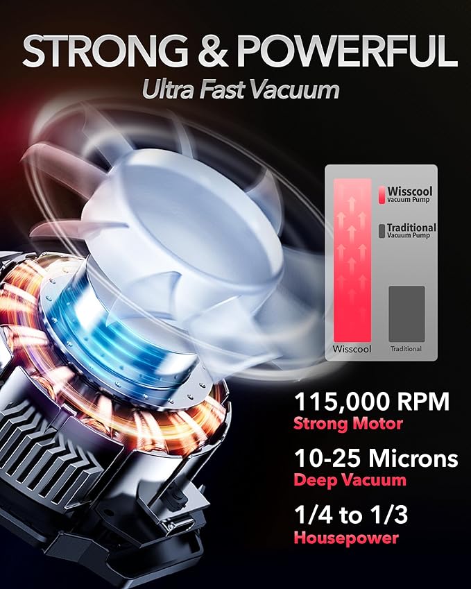 4.5CFM Vacuum Pump for HVAC, 1/3HP Single Stage Air Conditioning Vacuum Pump for R12 R22 R134a R410a R502 Automotive Air Conditioner Refrigerant System with Oil
