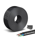 22 Gauge Stranded Copper Wire 22/4 AWG Oxygen-Free Hookup Cable - 49.21FT UL2464 Certified Flexible PVC Cord for LED Strip Lighting, Car Audio Systems, 5V/12V/24V Low Voltage Applications