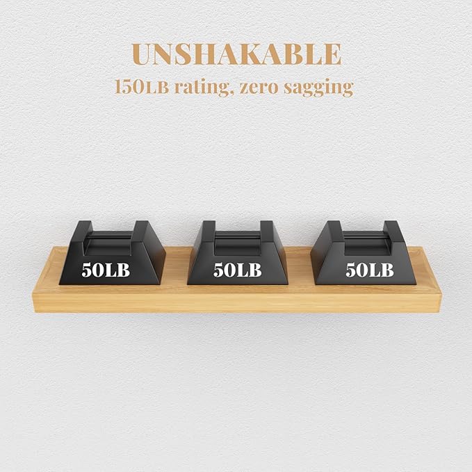 Floating Shelf Bracket Heavy Duty Shelving Brackets,Decorative Floating Shelf Hardware Black,Hidden Metal Shelf Support Bracket(22X6X1.2-Metal Jig)