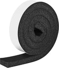 Foam Strips with Adhesive, 2 Inch Wide X 1 Inch Thick, Neoprene Weather Stripping High Density Foam Closed Cell Tape Seal for Doors and Windows Insulation, Total 6.5 Feet Long