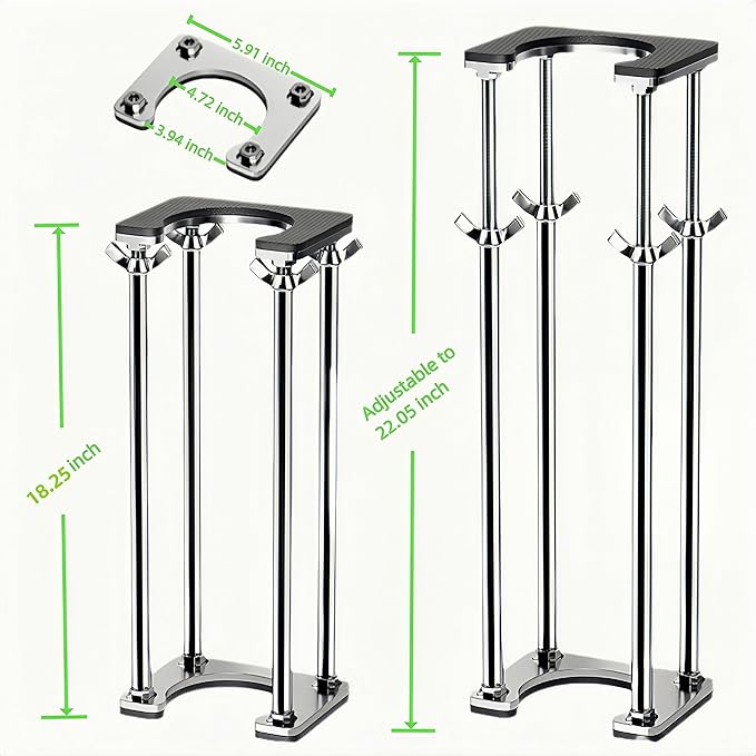 1 Pack Kitchen Undermount Sink Support, Undermount Sink Brackets, Adjustable Support Bar and Sink Repair Kit for Kitchen and Bathroom (Modern 4-Bar Support, 18.11inch - 22.05 inch)