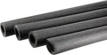 MECCANIXITY Foam Tube Sponge Protective Sleeve Black Seal Sleeve Polyethylene Pipe 30mm(1.2 Inch) ID for Pipe Insulation, Pack of 4