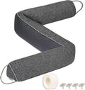 TORRAMI Under Door Draft Stoppers 36 Inch, Heavy Triangle Stop Draft Block Cold Air/Wind/Breeze Noise Blocker Door Sweeps Weather Stripping Bottom Seal Dark Gray