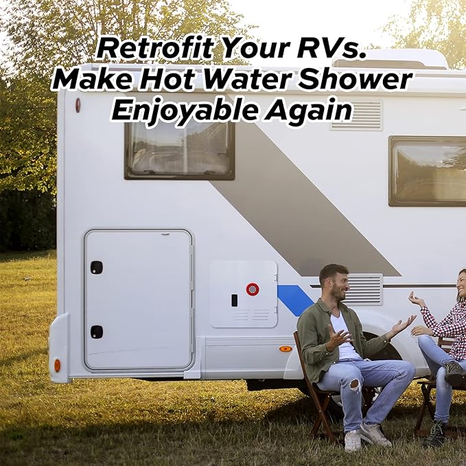 FOGATTI 18 x 18 Inches RV Water Heater White Door ONLY. Door kit for FOGATTI RV Water Heaters, Galvanized Steel